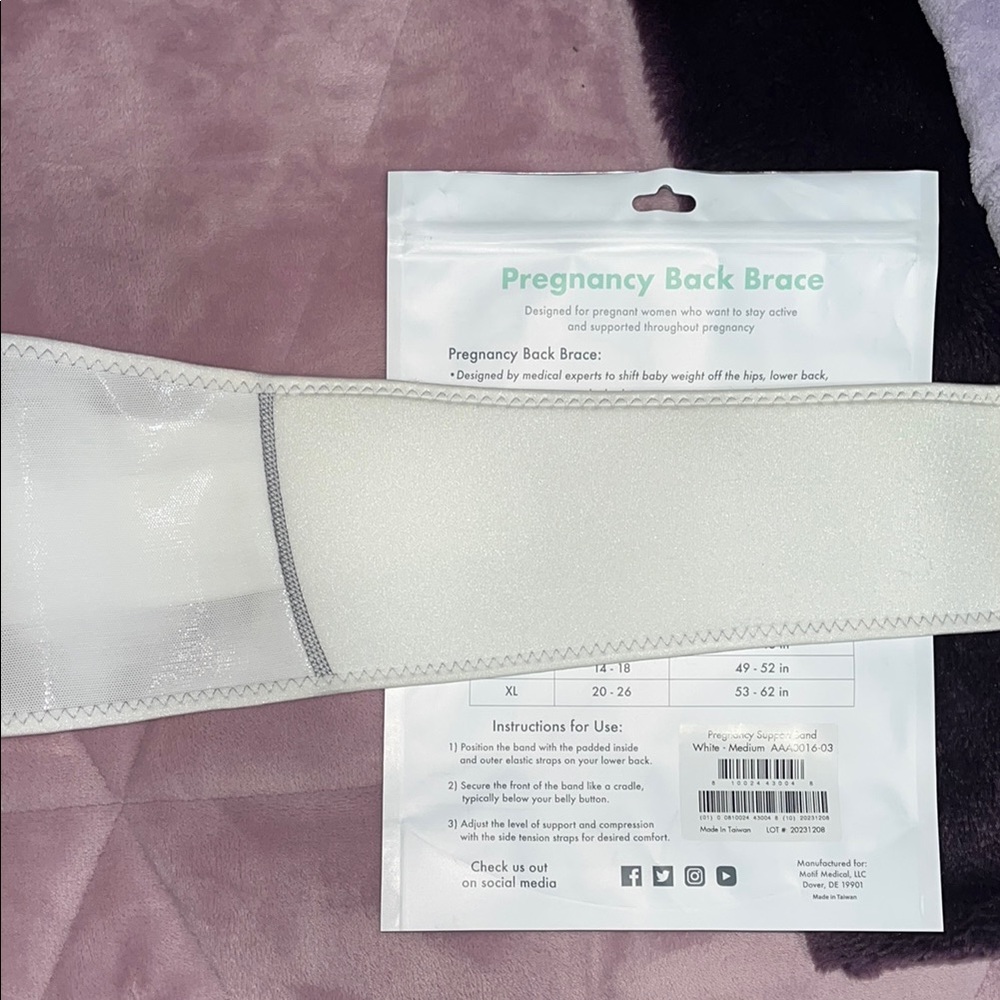 Motif Medical Pregnancy Back Brace